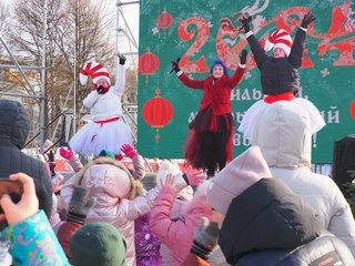 Сегодня, 14 января, состоялась церемония закрытия ледового городка на центральной площади Уссурийска