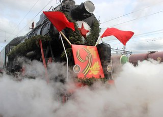 Поезд Победы побывал в Уссурийске