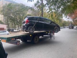 В Уссурийске продолжается борьба с незаконной парковкой 