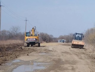 Начат ремонт дороги регионального значения Борисовка- Кугуки 