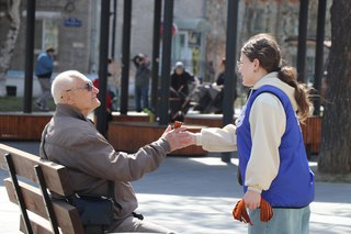 В Уссурийске стартовала Всероссийская акция «Георгиевская лента»