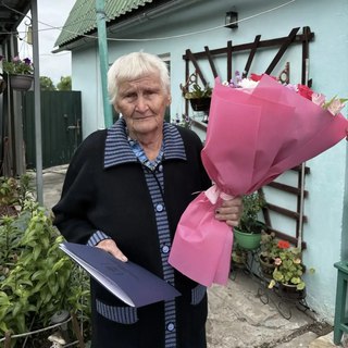 95-летие отметила вдова ветерана Великой Отечественной войны Вера Котенко