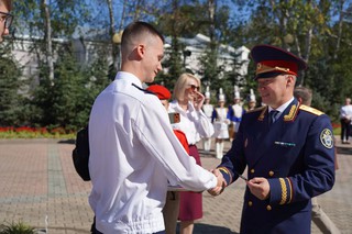 В Уссурийске присягу приняли кадеты классов следственного комитета