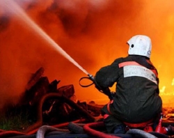 На пожаре в Уссурийске пострадали три человека